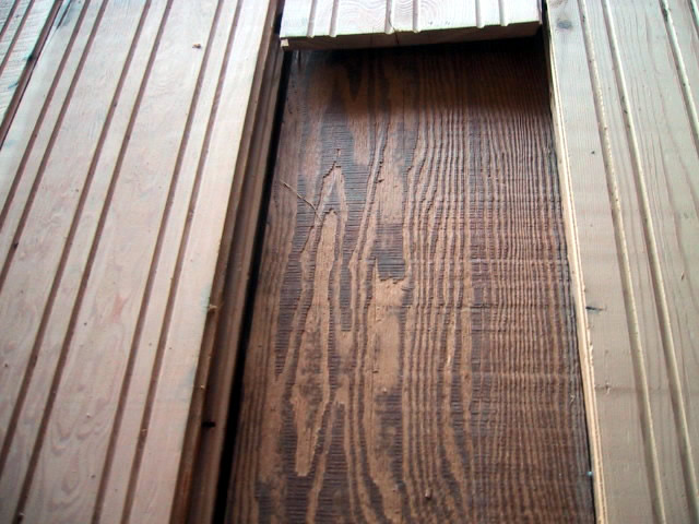 Wire Brushed Tongue and Groove Douglas Fir Recreated Barnwood Siding