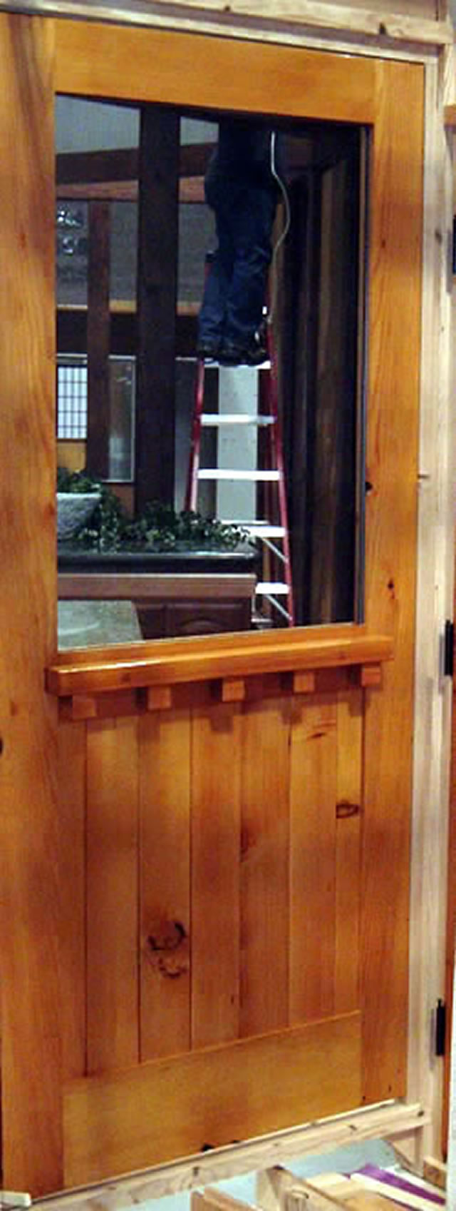 Panel Recycled Lumber Door