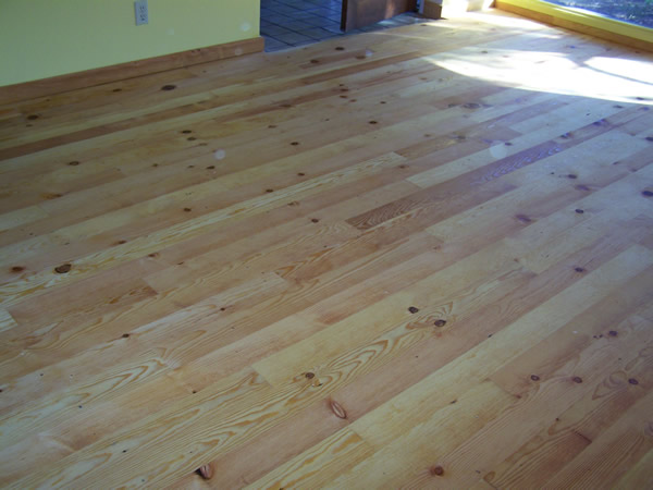 Reclaimed Ponderosa Pine Flooring Robinson Residence