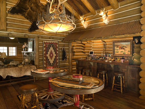 Wyoming Ranch Built With Reclaimed Wood Recycled Lumber Detail Image 10 - Reclaimed Wood Used in Commercial Construction