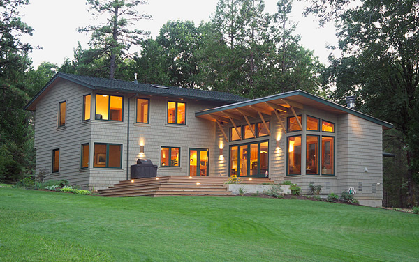 Casey-Welch Residence Detail Image 4 - Reclaimed Wood Used in Residential Construction