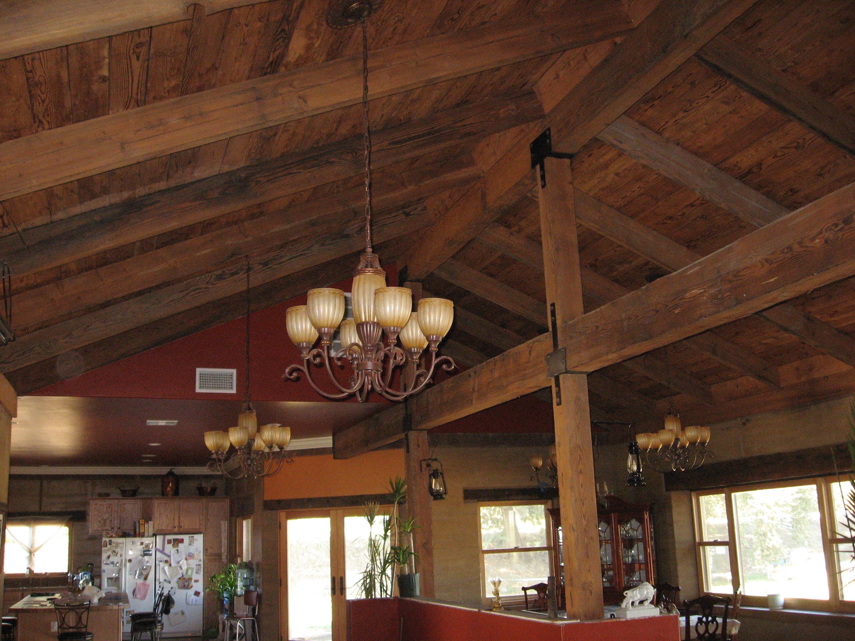 Reclaimed Barn Wood Ceiling
