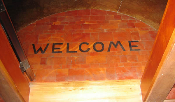 Door Frame of Reclaimed Wood