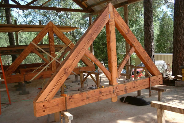Manufacturing Reclaimed Wood Trusses