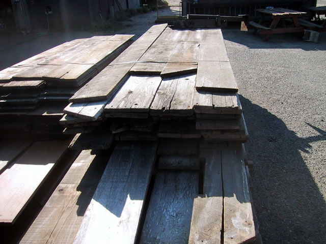 Gray Redwood Barn Siding