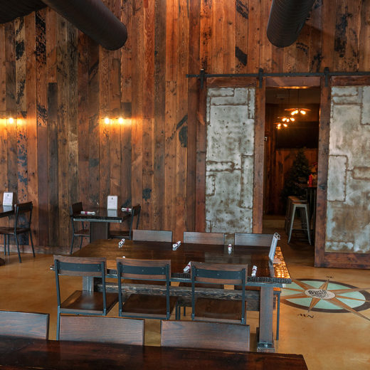 heavy black stain rustic shiplap